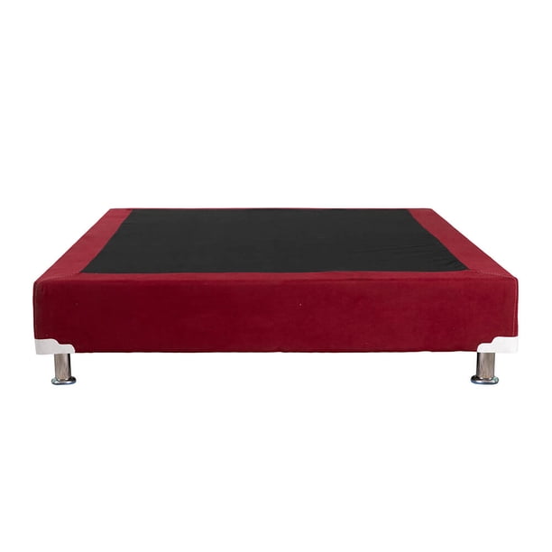 Box Base Cama Matrimonial Dicasa Rojo