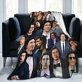 thumbnail image 1 of Adam Blanket Super Soft Air Conditioning Blankets Driver Collage for Bed Sofa Car 60"X50", 1 of 7