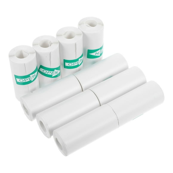 Shisuyan 10 Rolls Adhesive Thermal Printer Paper Rolls Instant Camera Print Paper Mini Photo Printer Sticker Paper Self-Adhesive Paper Pocket Printer Thermal Paper