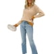 thumbnail image 3 of TRKIYQC Suéter Femenino, Color Contraste Cuello Redondo Manga Larga Patchwork Prendas De Punto Traje De Otoño TRKIYQC moda, 3 of 6