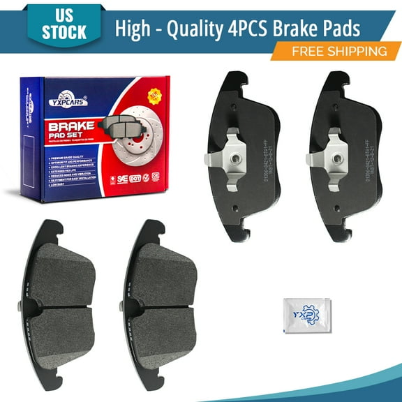 YXPCARS BD1306: 4PCS Front Ceramic Brake Pads Set for Volvo S60 S80 V60 V70 XC70 Land Rover LR2 Range Rover Evoque