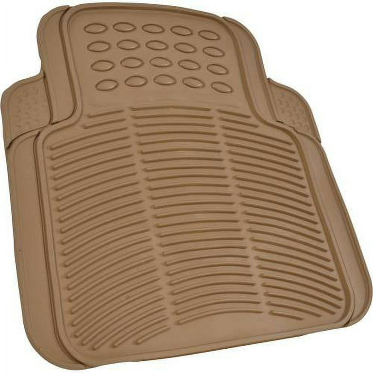 BDK Heavy-Duty 4-piece Front and Rear Rubber Car Floor Mats, All Weather  Protection for Car, Truck and SUV