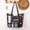 Orange, variant on Tote Bag for Women, Large Tote Bag with Shoulder Strap, PVC Lattice Design Handbag for Work, Travel, and Daily Use