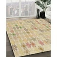 thumbnail image 2 of Ahgly Company Indoor Square Patterned Golden Blonde Gold Area Rugs, 7' Square, 2 of 6