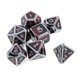 thumbnail image 5 of Dados Poliédricos Zulema 7 Piezas Lote de dados poliédricos Color Negro, 5 of 7