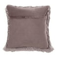 thumbnail image 3 of SAFAVIEH Venice Shag 20" X 20" Solid Plush Pillow, Lilac, 3 of 3