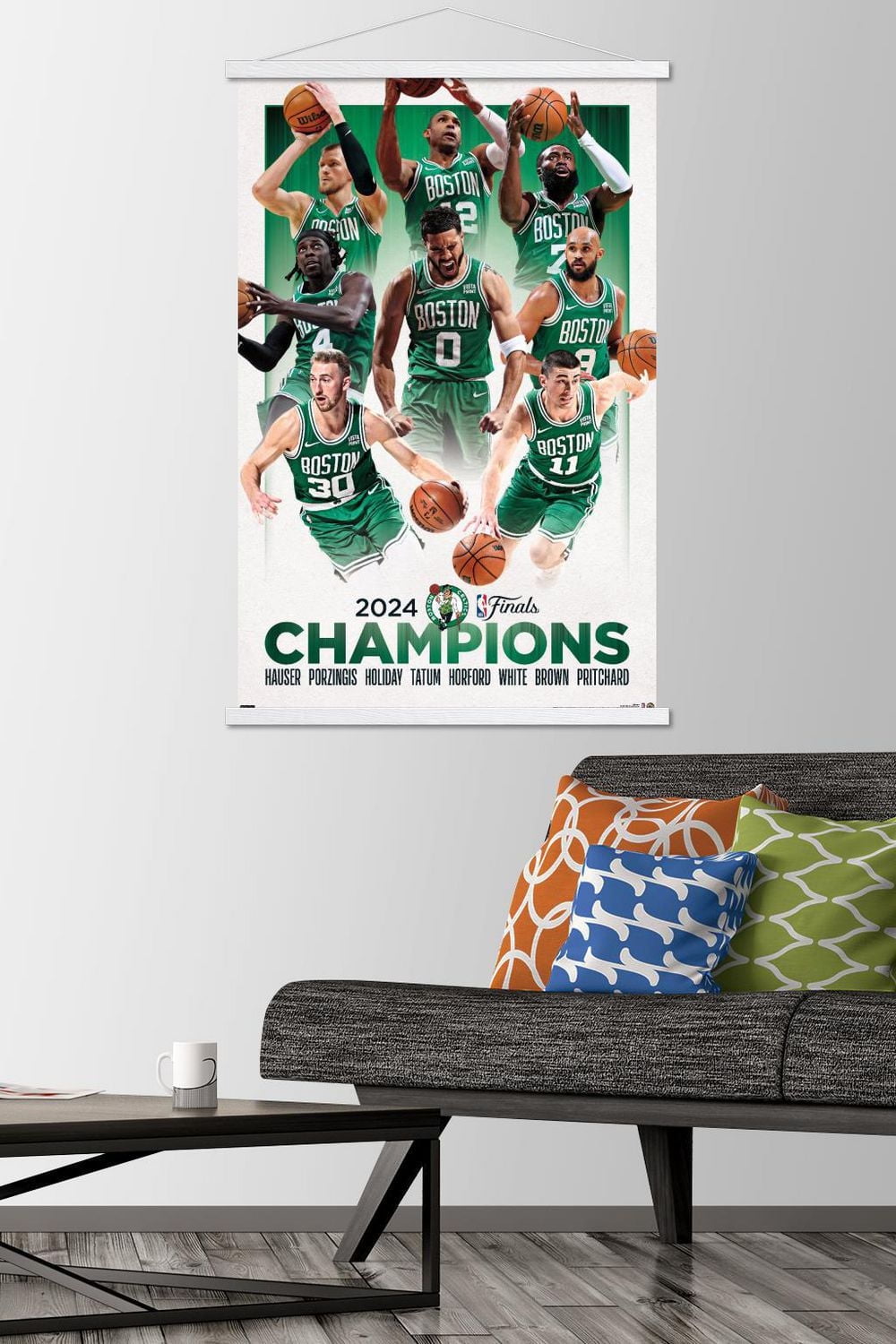 NBA Boston Celtics - 2024 NBA Finals Champions Wall Poster