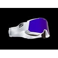 thumbnail image 2 of Goggles 100% Snowcraft XL White Violet Mirror Lens, 2 of 2