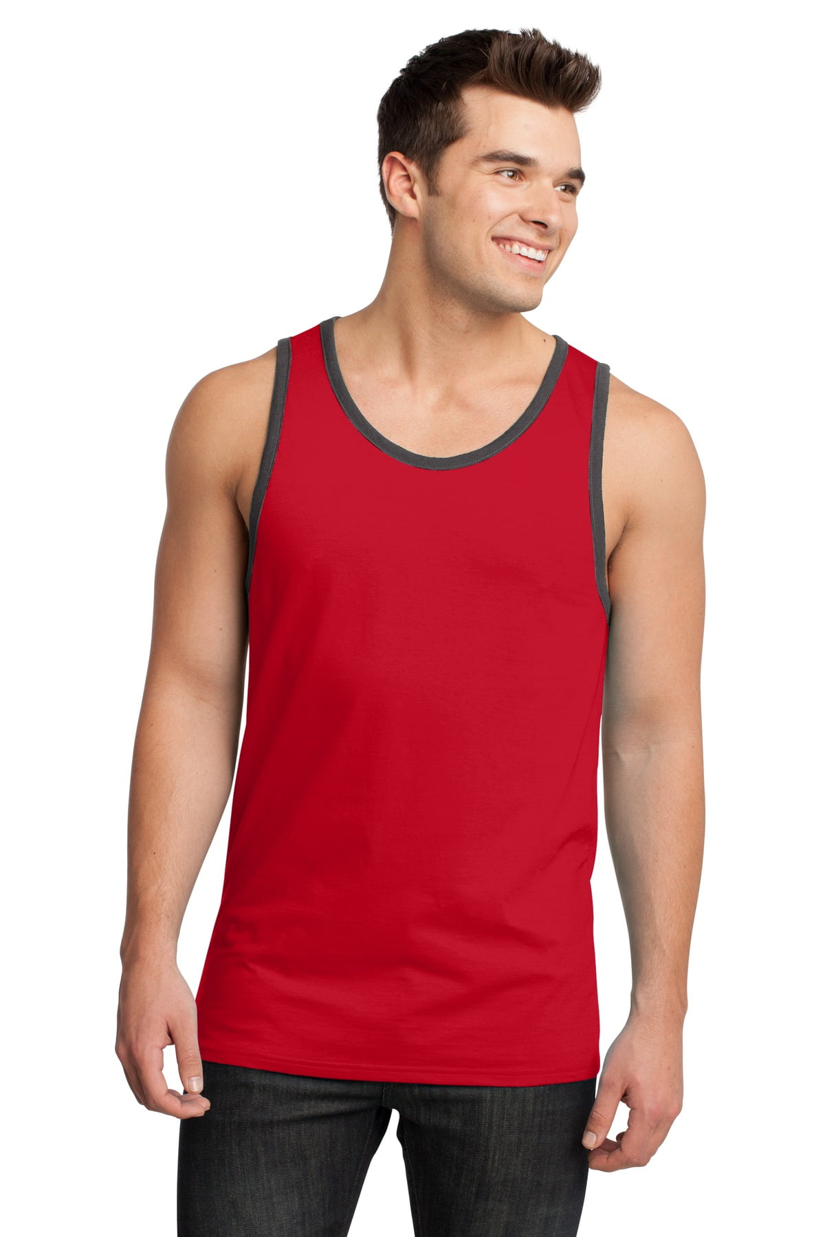 Young Men's Standard Ringer Tank Top - Walmart.com