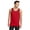 Red , Black, variant on District Young Mens Cotton Ringer Tank DT1500-XS (White/Black)