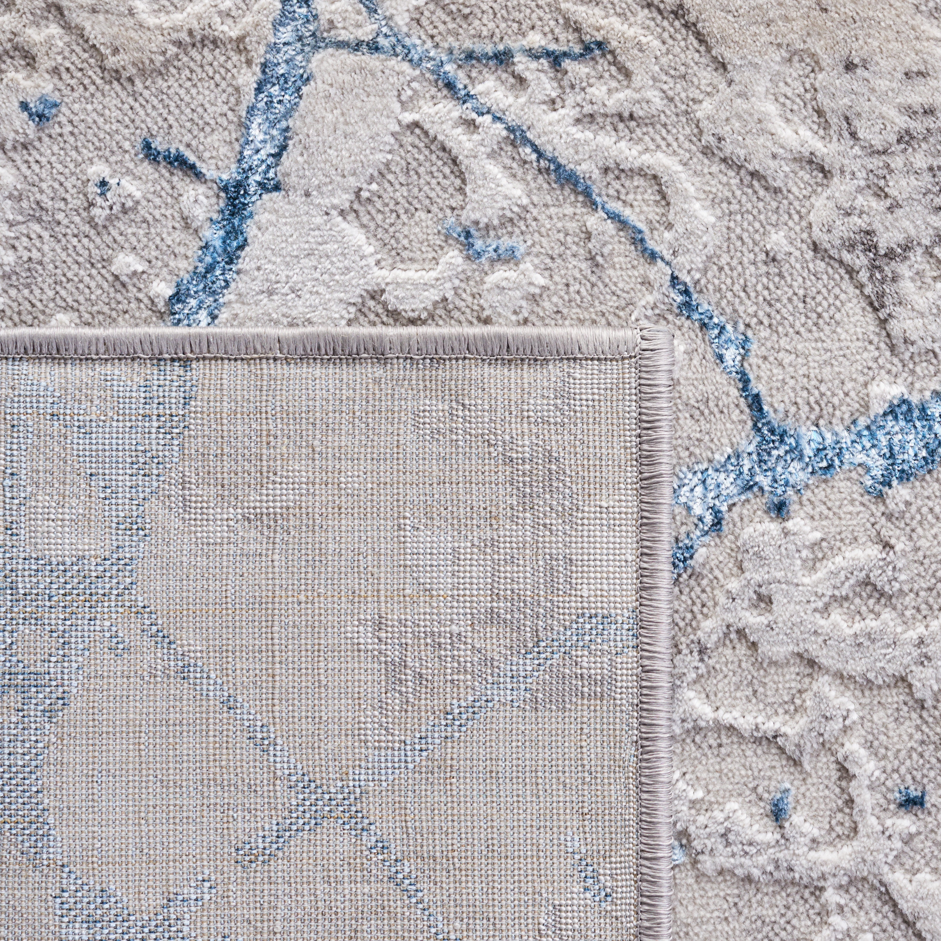 SAFAVIEH Amelia Pemala Abstract Area Rug, Gray/Blue, 9' x 12'