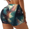 thumbnail image 1 of Balery Cute Flower Chihuahua Puppy Pantalones cortos de entrenamiento estampados para mujer, sin costuras, ajustados, para gimnasio, yoga, correr, deportes, ejercicio activo, fitness.-Small, 1 of 8