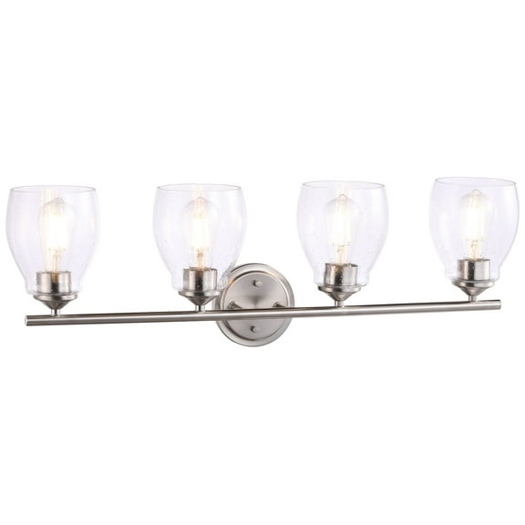 Minka Lavery - Winsley - 4 Light Wall Mount In 9-Brushed Nickel Finish