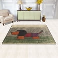 thumbnail image 3 of Childlike Abstract Lion Soft Polyester Area Rug 31''x20'', Non Slip, Memory Foam, Water Absorbent, 3 of 7