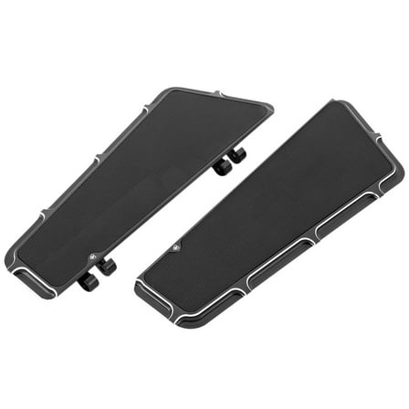 Arlen Ness Beveled Black Floorboards (15-410)