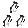 thumbnail image 2 of Guardoinrt Durable Bicycle Bike Disc Brake Mount Adapter Reliable Caliper PM to IS Conversion Black Front 3Set, 2 of 6