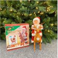 thumbnail image 5 of New Electric Climbing Ladder Santa Claus Christmas Figurine Ornament Climb Up The Beads and Go Down Repeatedly Kids Toy Gifts, 5 of 5