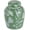 Green, variant on Decorative Ceramic Ginger Jar with Lid, Blue and Orange