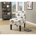 thumbnail image 2 of ACME Chaise d'Appoint Ollano en Bleu Foncé, 2 of 2
