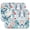 Cameosa-516, variant on Vintage Paisley and Floral Coffee Mat – Fast Drying Microfiber Spill Mat, Reversible Dish Drying Pad for Kitchen and Coffee Bars