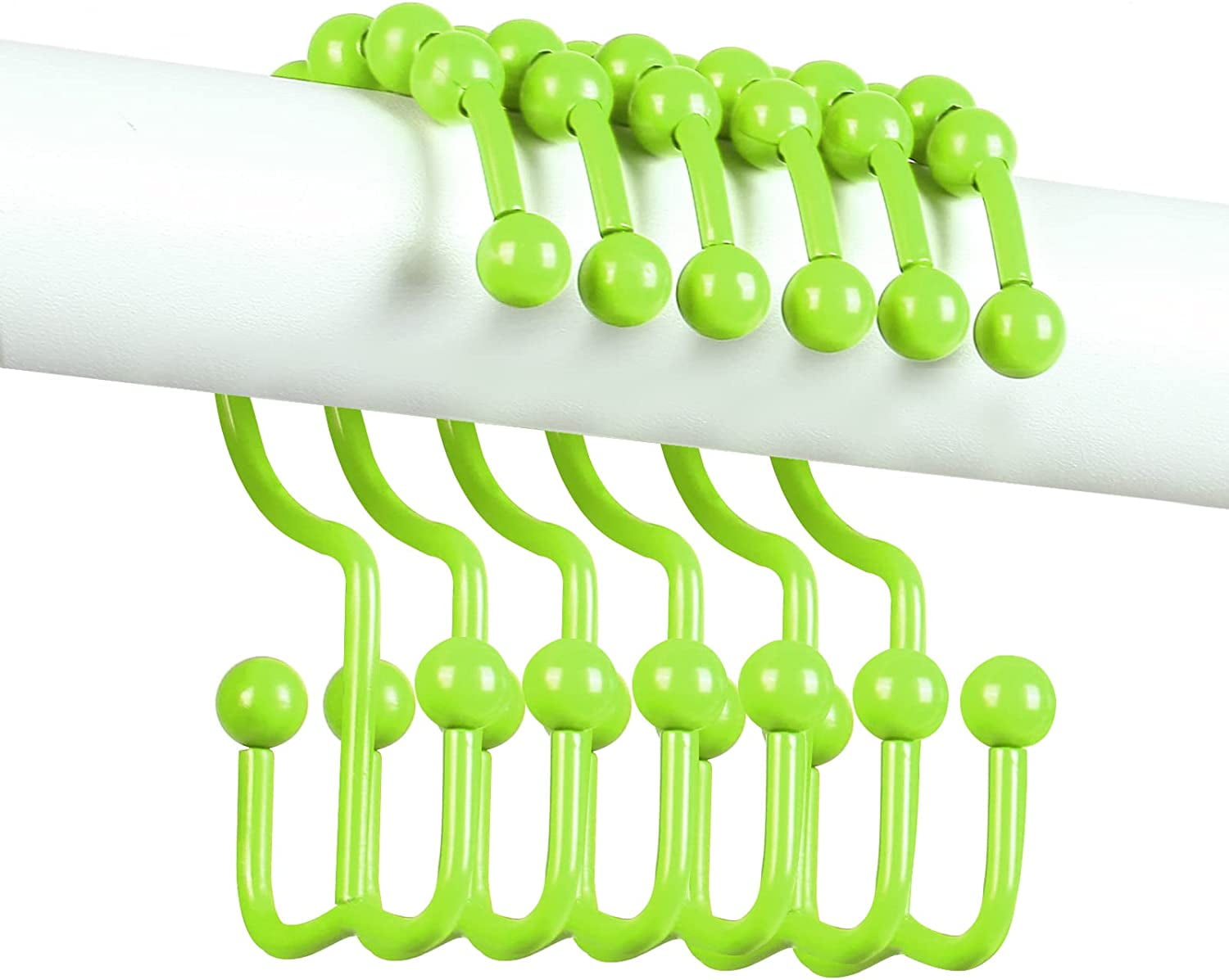 Shower Curtain Hooks,304 Stainless Steel Shower Rings for Bathroom ...