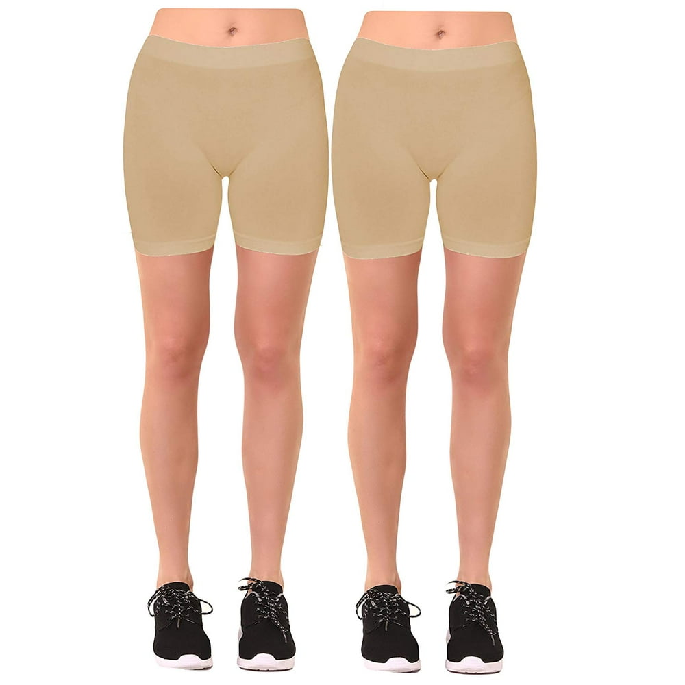 71 15 Minute Beige workout shorts for ABS