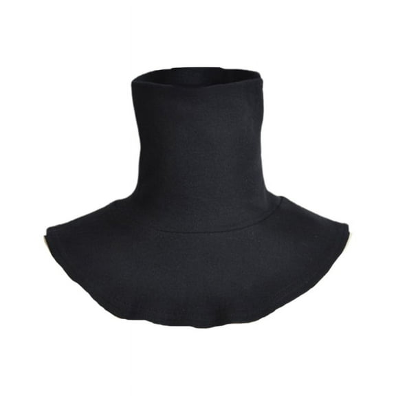WINDLAND Women Men Simple Solid Color Dickey False Fake Collar Turtleneck Detachable Cotton Half Top Neck Cover Loop Scarf Sweater Decorative Clothing Accessories