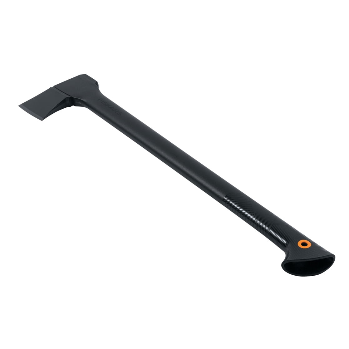 Fiskars Single Bit Super Splitting Axe with 36" Duraframe Handle and Sheath, Black