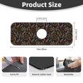 thumbnail image 2 of Bingfone Decorative Feathers Print Splash Guard for Sink Faucet,Super Absorbent Fast Drying Mat Sink-Splash Guard Behind Faucet Drip Catcher for Kitchen,Sink Mat,Dish Drying Mat, 2 of 8