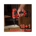 thumbnail image 5 of Taladro atornillador inalámbrico Con accesorios 60Hz Negro con Rojo, 5 of 5