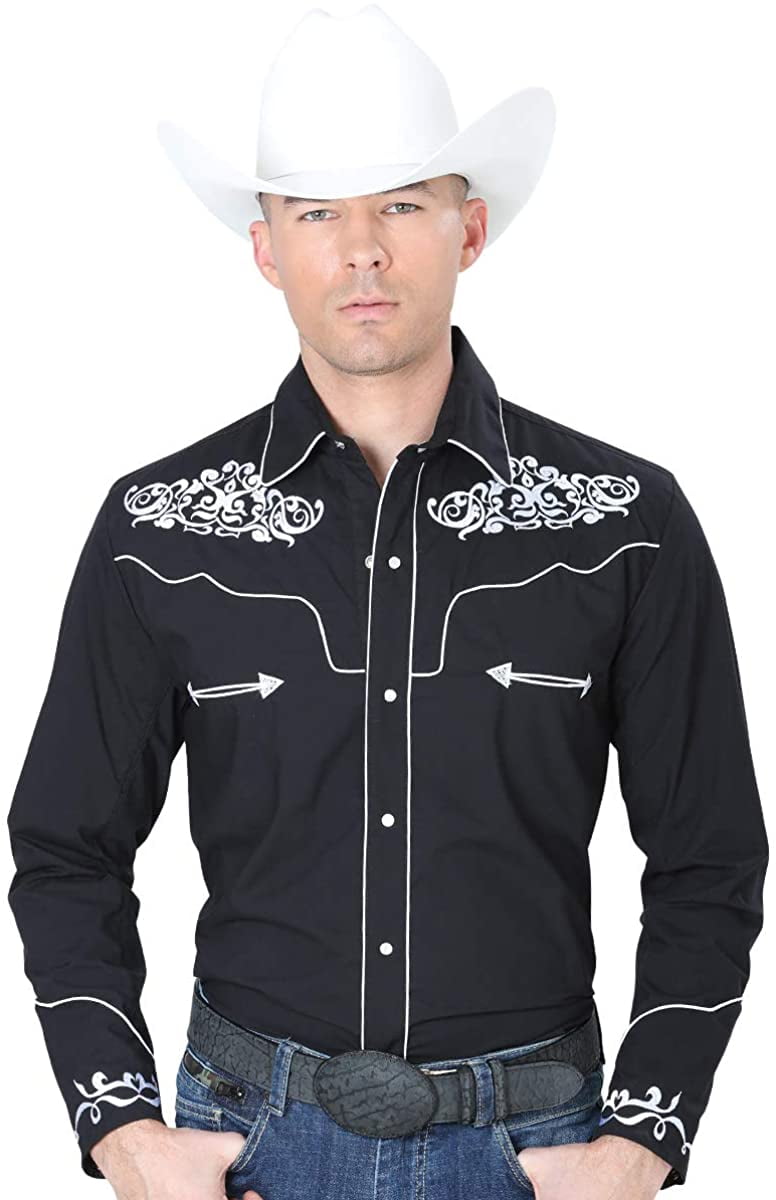 western Shirt for Men's El General Style Cowboy - Walmart.com