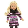 thumbnail image 3 of Sophia's Dress, Leggings, Scarf, Vest, and Boots for 18" Dolls, 3 of 4