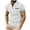 White, variant on WREESH Mens Classic Color Block Polos Shirt Short Sleeve Button Collared Golf Top Casual Pocket Tee Lightweight Summer Shirt 2025