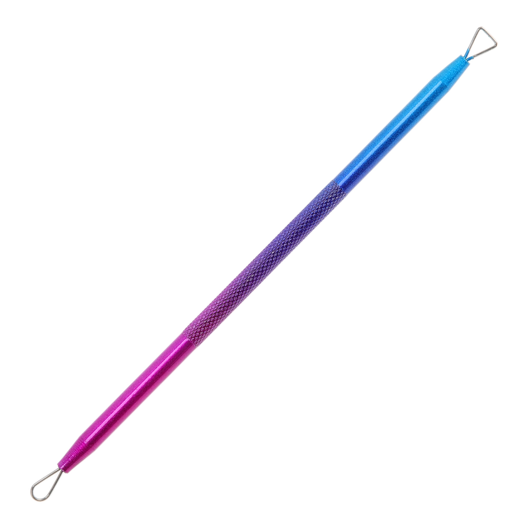 Unique Bargains 1pc Durable and Professional Pimple Extractor Tool Blue Purple