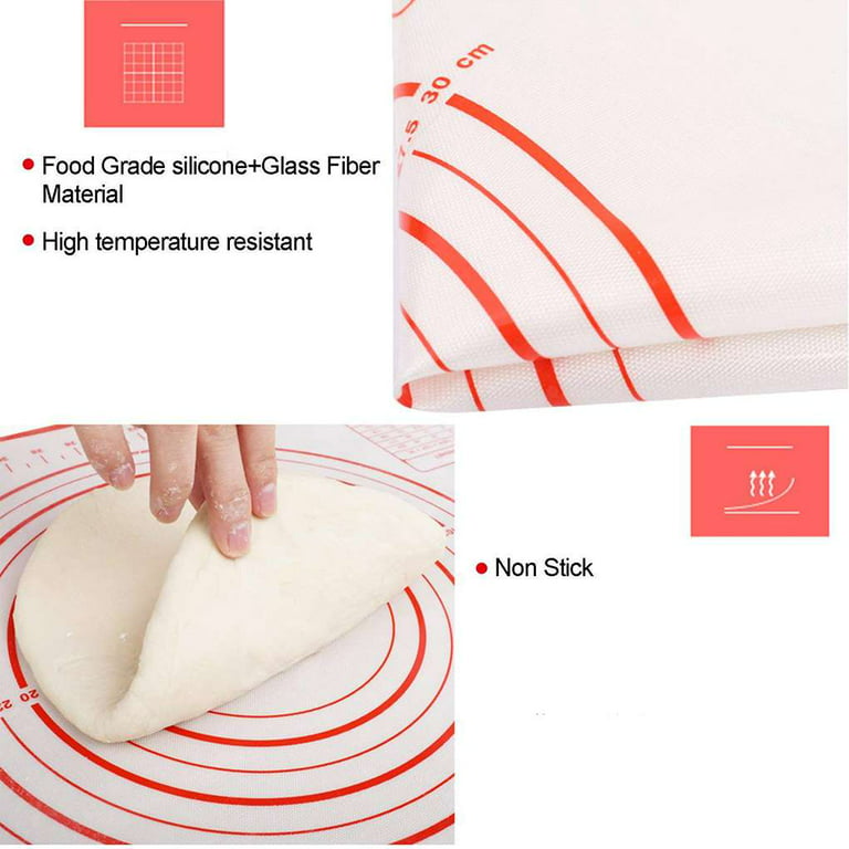 New Extra Large Kitchen Tools Silicone Pad for Rolling Dough Pizza Dough  Non-Stick Maker Holder Kitchen Tools 