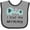 Heather and Black, variant on Inktastic I Love My Mommy Boys or Girls Baby Bib