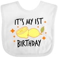 thumbnail image 3 of Inktastic Its My 1st Birthday with Lemons Boys or Girls Baby Bib, 3 of 4