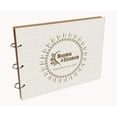 thumbnail image 7 of Darling Souvenir Personalized Engraved Laser Cut Wedding Guest Book Wooden Cover Sign-in Book Registry Guestbook Scrapbook-TZ, 7 of 7