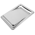 thumbnail image 5 of Pawsdot Plated Silver Stainless Steel Recessed Garbage Lid for Office Bathroom and Kitchen Spaces, 5 of 8