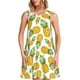 thumbnail image 1 of Disketp Pineapple para Vestido sin Mangas para Mujeres, Vestidos de Verano para Mujeres, Casual y Holgado para la Playa, 1 of 7