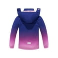 thumbnail image 2 of MGEOY Girls Rain Jackets Lightweight Waterproof Hooded Raincoats Windbreakers, 2 of 7