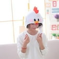 thumbnail image 3 of Chicken Hat Toy Cosplay Props Accessories Plush Head Fancy Taiyaki Cosplay Cap Photo Props, 3 of 16