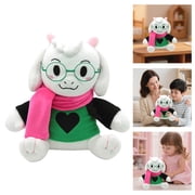 Deltarune Ralsei Plush With No Hat green Fur Glasses & Scarf Fashion Plush Toy