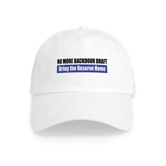 CafePress - Backdoor Draft Cap - Adjustable 100% Brushed Unisex Casual Cotton Baseball Cap, Beige, 1