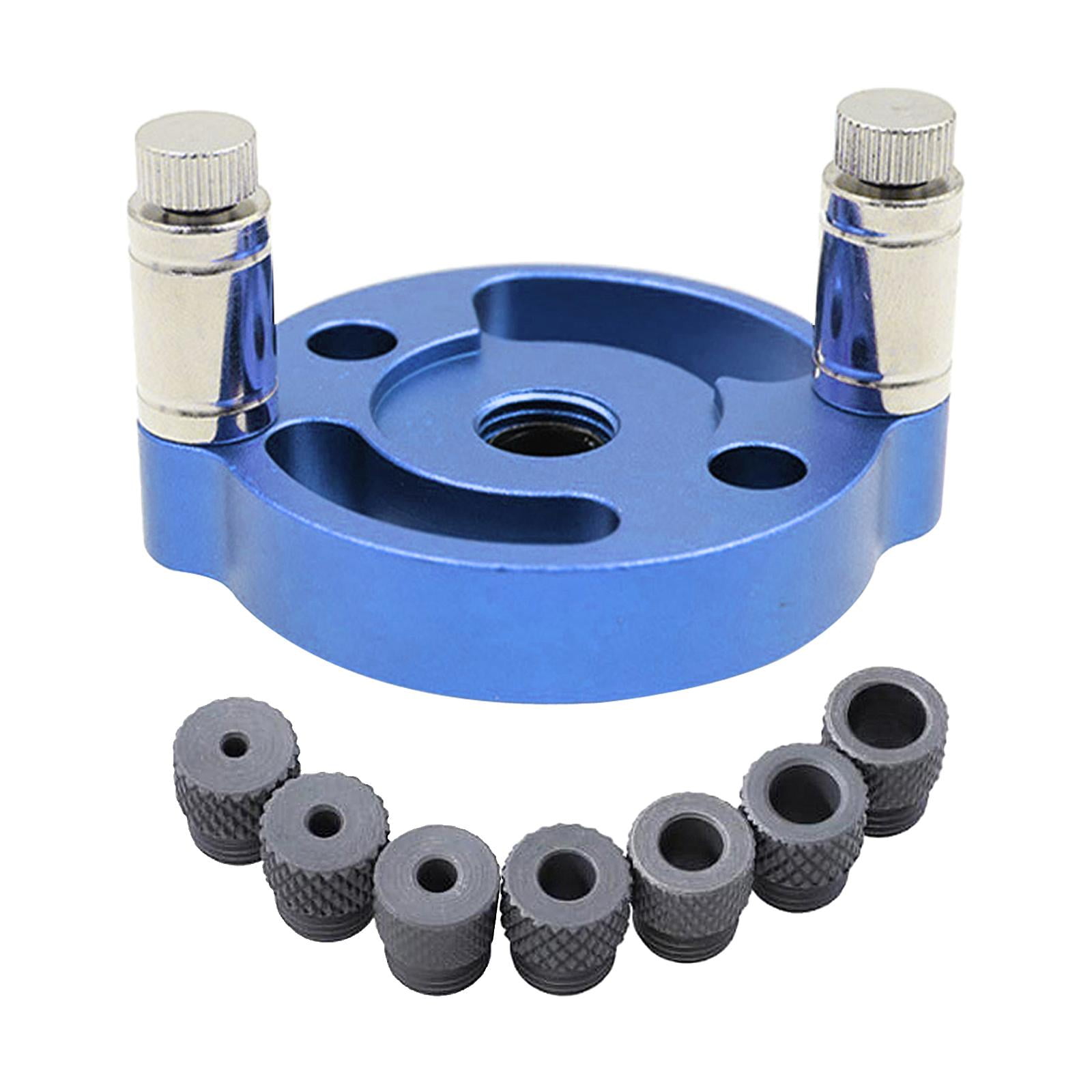 FVDPWYE 2 Sets 2-10mm Self-Centering Doweling Jig Set Vertical Hole Puncher Locator