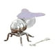 thumbnail image 2 of Tarro de miel de abeja, elegante tarro de miel con forma de abeja y cuchara decorativa. Púrpura, 2 of 9
