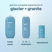 method mens Body Wash, Glacier + Granite - Moisturizes & Cleanses, Made without Parabens or Phthalates, Cruelty-Free, 28 fl oz