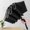 Black, variant on Windproof Stick Umbrella 41.3 Inch 10 Rib Steel Frame Reflective Strip for Business Travel and Rainy Days