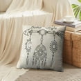 thumbnail image 4 of LALILO Throw Pillow Covers Arrow With Sun And Moon Sacred Geometry Cushion Cover 18" x 18", 2 Pack, 4 of 6