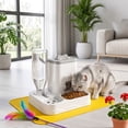 thumbnail image 4 of CHJK Automatic Dog Cat Feeder and Water Dispenser Combo, 1.2L Large Capacity Pet Food and Water Station with Integrated Bowl for Multiple Pets (Gray), 4 of 6